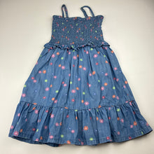 Load image into Gallery viewer, Girls MAC + Ellie, floral lyocell summer dress, EUC, size 5, L: 62cm