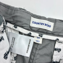Load image into Gallery viewer, Boys Country Road, lightweight stretch cotton chino pants, adjustable, L: 54cm, mark right knee, FUC, size 8,  