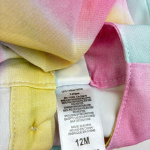 Load image into Gallery viewer, Girls Little Me, lined colourful top, EUC, size 12 months,  
