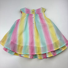 Load image into Gallery viewer, Girls Little Me, lined colourful top, EUC, size 12 months,  