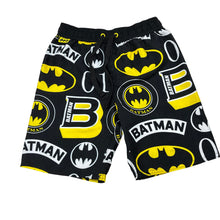 Load image into Gallery viewer, Boys DC Comics, Batman lightweight board shorts, elasticated, EUC, size 7,  