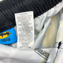 Load image into Gallery viewer, Boys DC Comics, Batman lightweight board shorts, elasticated, EUC, size 7,  