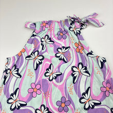 Load image into Gallery viewer, Girls Mango, cotton summer dress, butterflies, EUC, size 3, L: 52cm