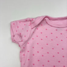 Load image into Gallery viewer, Girls Chick Pea, pink cotton bodysuit / romper, GUC, size 0,  
