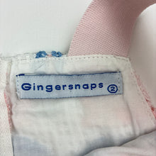 Load image into Gallery viewer, Girls Gingersnaps, cotton lined floral dress, GUC, size 2, L: 50cm