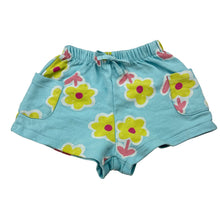 Load image into Gallery viewer, Girls Zara, floral cotton shorts, elasticated, FUC, size 4,  