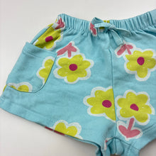 Load image into Gallery viewer, Girls Zara, floral cotton shorts, elasticated, FUC, size 4,  