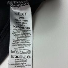 Load image into Gallery viewer, Boys Next, black cotton tee / to, EUC, size 12,  