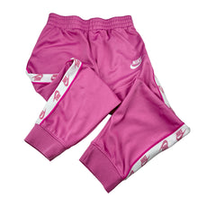 Load image into Gallery viewer, Girls Nike, fleece lined track pants, elasticated, catches &amp; small marks, Inside leg: 46cm, FUC, size 6-7,  
