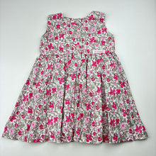 Load image into Gallery viewer, Girls Jelly Beans, lightweight floral cotton dress, EUC, size 6 months, L: 40cm
