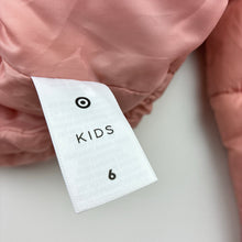Load image into Gallery viewer, Girls Target, pink hooded puffer jacket / coat, EUC, size 6,  