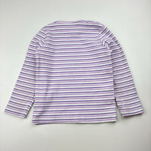 Load image into Gallery viewer, Girls KID, ribbed organic cotton blend long sleeve top, FUC, size 2,  