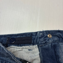 Load image into Gallery viewer, Girls Cotton On, distressed stretch denim skirt, adjustable, L: 24cm, GUC, size 7,  