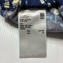 Load image into Gallery viewer, Girls Uniqlo, floral cotton shorts, elasticated, GUC, size 10,  