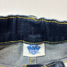 Load image into Gallery viewer, Boys Nickelodeon, Paw Patrol stretch denim shorts, adjustable, GUC, size 3-4,  