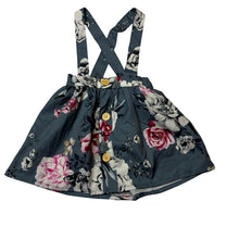 Load image into Gallery viewer, Girls lightweight, floral suspender skirt, elasticated, EUC, size 2,  