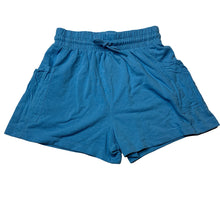 Load image into Gallery viewer, Unisex Target, blue casual shorts, elasticated, GUC, size 14,  