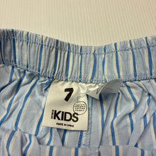 Load image into Gallery viewer, Unisex Cotton On, lightweight organic cotton pyjama shorts, EUC, size 7,  