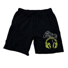Load image into Gallery viewer, Boys KID, black cotton shorts, elasticated, gaming, EUC, size 12,  