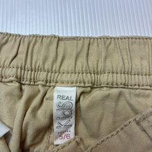 Load image into Gallery viewer, Boys REAL kids, soft feel stretch cotton shorts, elasticated, EUC, size 5-6,  