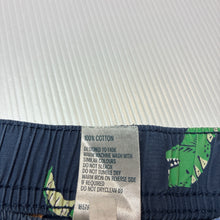 Load image into Gallery viewer, Boys Anko, lightweight cotton shorts, elasticated, dinosaurs, GUC, size 5,  