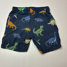 Load image into Gallery viewer, Boys Anko, lightweight cotton shorts, elasticated, dinosaurs, GUC, size 5,  