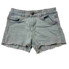 Load image into Gallery viewer, Girls 1964 Denim Co, blue stretch denim shorts, adjustable, FUC, size 6,  