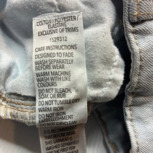 Load image into Gallery viewer, Girls 1964 Denim Co, blue stretch denim shorts, adjustable, FUC, size 6,  