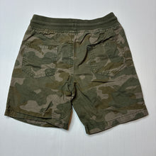 Load image into Gallery viewer, Boys Target, camo print cotton shorts, elasticated, FUC, size 5,  