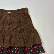 Load image into Gallery viewer, Girls H&amp;M, lightweight corduroy cotton skirt, elasticated, GUC, size 5-6,  