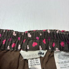 Load image into Gallery viewer, Girls H&amp;M, lightweight corduroy cotton skirt, elasticated, GUC, size 5-6,  