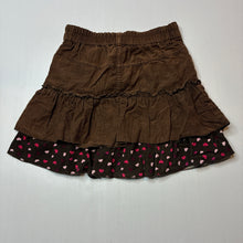 Load image into Gallery viewer, Girls H&amp;M, lightweight corduroy cotton skirt, elasticated, GUC, size 5-6,  