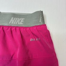Load image into Gallery viewer, Girls Nike, Dri-Fit dual layer sports / activewear shorts, GUC, size 8-9,  