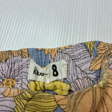 Load image into Gallery viewer, Girls Cotton On, floral viscose / linen shorts, elasticated, GUC, size 8,  