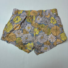 Load image into Gallery viewer, Girls Cotton On, floral viscose / linen shorts, elasticated, GUC, size 8,  