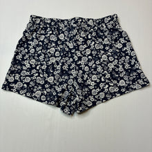Load image into Gallery viewer, Girls Anko, floral cotton shorts, elasticated, EUC, size 14,  