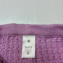 Load image into Gallery viewer, Girls Target, knitted cotton shorts, elasticated, GUC, size 5,  