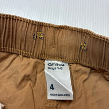 Load image into Gallery viewer, Boys Anko, lightweight cotton shorts, elasticated, EUC, size 4,  