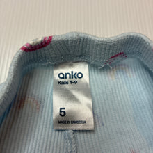 Load image into Gallery viewer, Girls Anko, ribbed stretchy bike shorts, rainbows, EUC, size 5,  