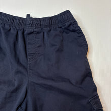 Load image into Gallery viewer, Boys Brilliant Basics, navy school cargo shorts, elasticated, GUC, size 16,  