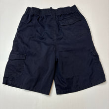Load image into Gallery viewer, Boys Brilliant Basics, navy school cargo shorts, elasticated, GUC, size 16,  