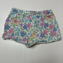 Load image into Gallery viewer, Girls Cotton On, floral cotton shorts, elasticated, GUC, size 8,  