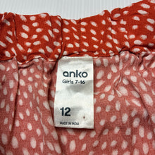 Load image into Gallery viewer, Girls Anko, lightweight viscose skirt, elasticated, L: 42cm, EUC, size 12,  