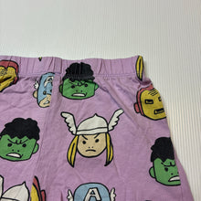 Load image into Gallery viewer, Unisex Marvel, cotton pyjama shorts, wash fade, FUC, size 5,  