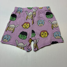 Load image into Gallery viewer, Unisex Marvel, cotton pyjama shorts, wash fade, FUC, size 5,  
