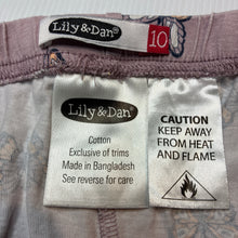 Load image into Gallery viewer, Girls Lily &amp; Dan, cotton pyjama shorts, butterflies, FUC, size 10,  