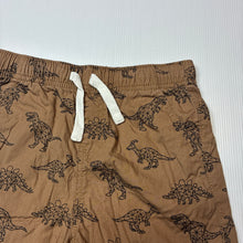 Load image into Gallery viewer, Boys Anko, lightweight cotton shorts, elasticated, dinosaurs, EUC, size 6,  