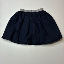 Load image into Gallery viewer, Girls Lily &amp; Dan, navy lightweight skirt, elasticated, EUC, size 8,  