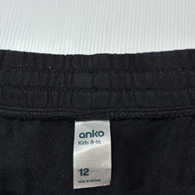 Load image into Gallery viewer, Girls Anko, black casual skirt, elasticated, L: 30cm, EUC, size 12,  