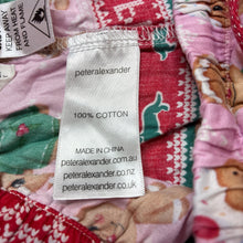 Load image into Gallery viewer, Girls Peter Alexander, lightweight cotton Christmas pyjama shorts, GUC, size 10,  